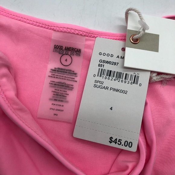 Good American Perfect Fit Bikini Bottom Smooth Matte Sugar Pink 4 US XL - Picture 5 of 5